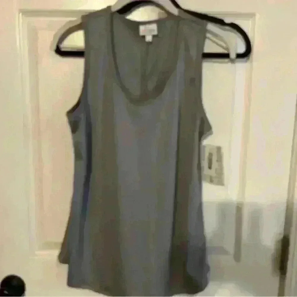 LuLaRoe lot of 2 tanks. Yellow stripped and gray. Large NWT